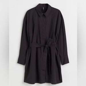 H&M+ TIE BELT SHIRT DRESS
